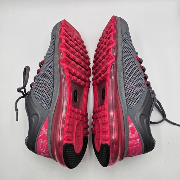 Nike Air Max Plus Womens Sneakers Size 9 Gray Pink Running Athletic 555363-006 - Picture 7 of 11